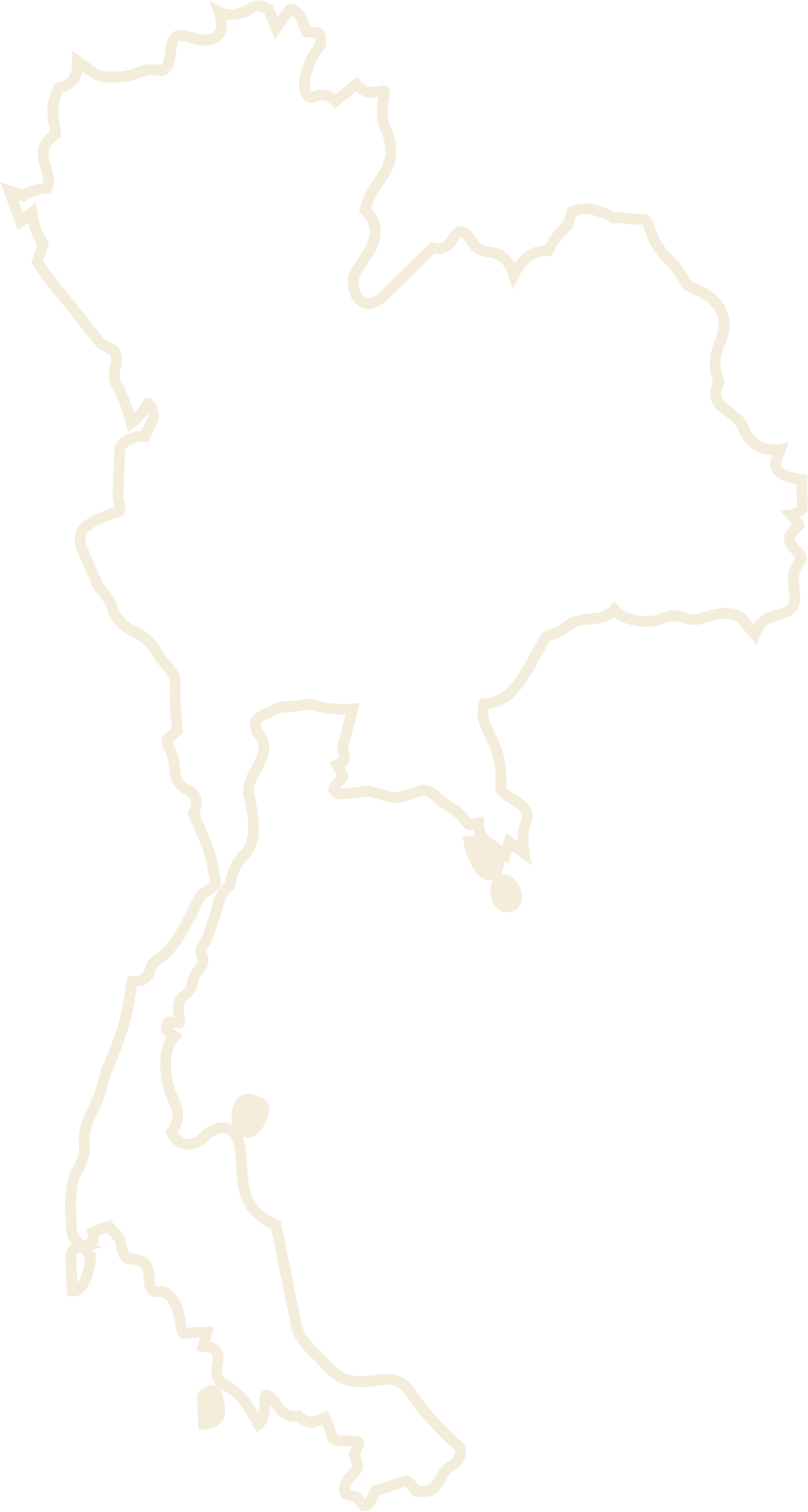 Thailand Karte